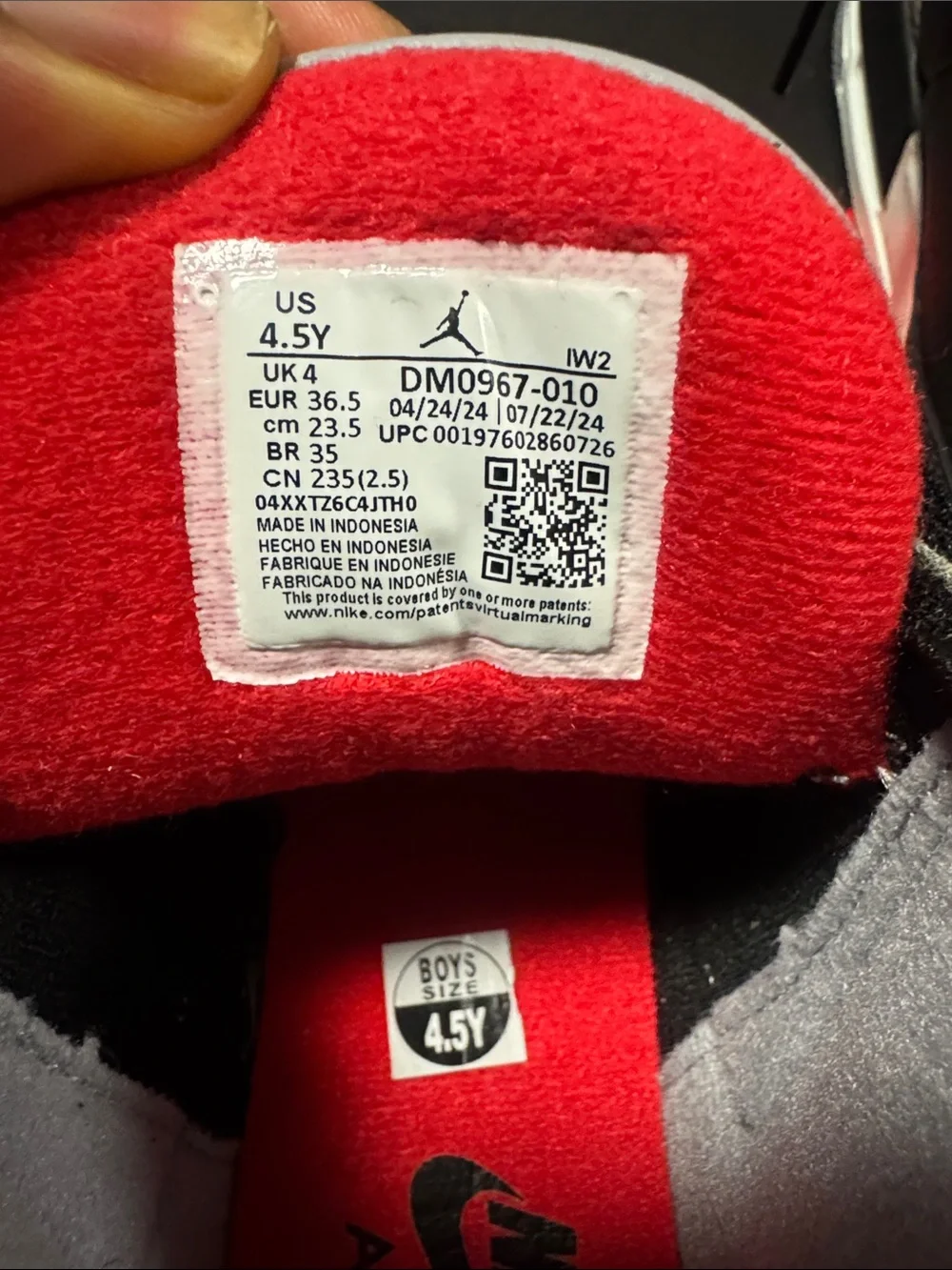 Air Jordan 3 Retro OG GS Black Cement